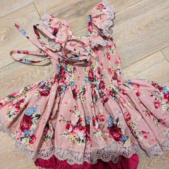 Dollcake Rose Rouge Romper 4T - Picture 2 of 4